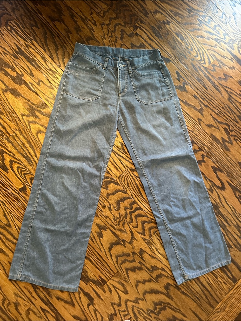 Patagonia Rhythm Relaxed Wide-Leg Jeans in Faded Blue